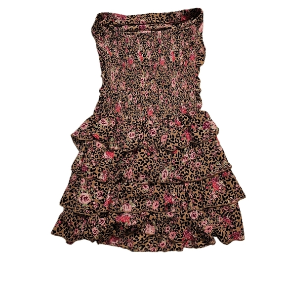 Floral multi layer dress short - Picture 2 of 4